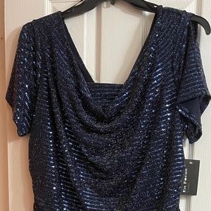 EnFocus Woman Size 18W Navy Ball Gown